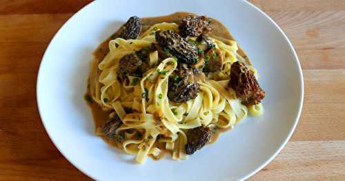 Fettuccini fraîches aux morilles