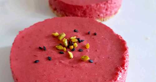 Mousse rose et framboise