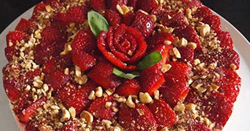 Recette de Cheesecake fraises gingembre citron 