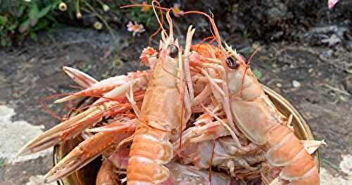 Langoustines bretonnes sautées au beurre salé