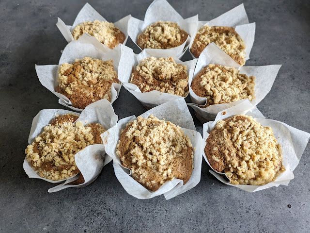 Muffins à la banane et au beurre de cacahuete - Piano et Mandoline