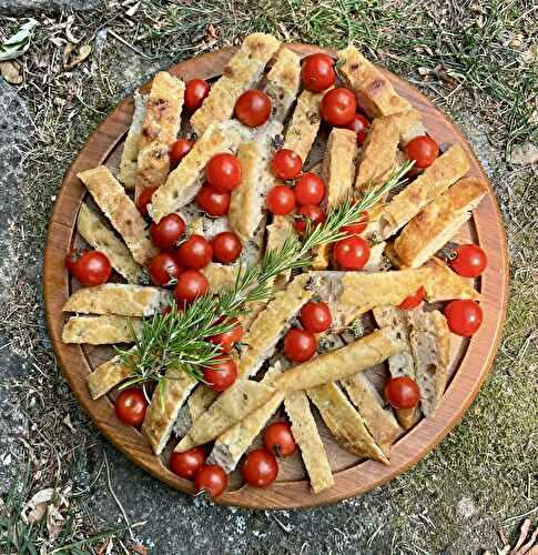 Focaccia sans pétrissage