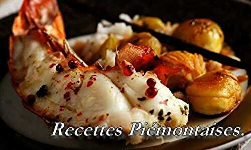 Jour 8 Calendrier de l’Avent – Recette de Langouste à la vanille et aux châtaignes