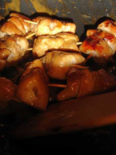 Brochettes de dinde