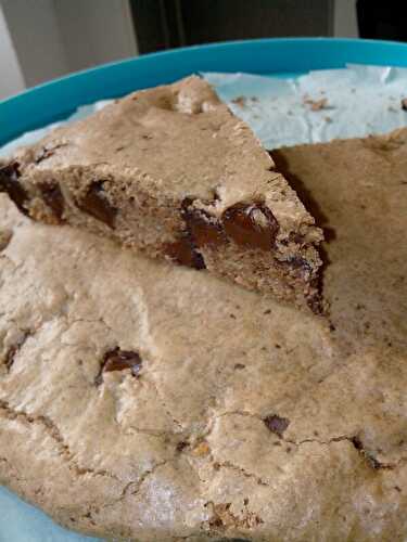 Chocolate chip pan cookie ou cookie géant