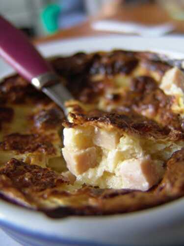 Clafoutis jambon-courgettes