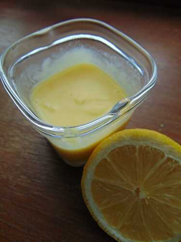 Crème au citron