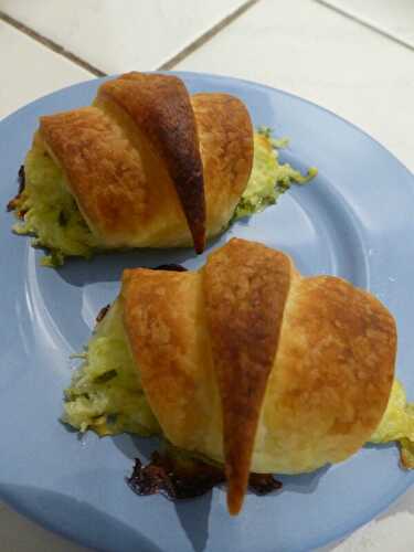 Croissants aux courgettes