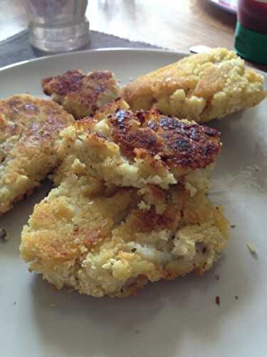 Croquettes de poisson à la purée