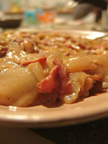 Fondue d'endives au jambon