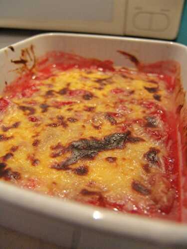 Fraises en gratin