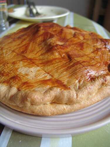 Galette des rois pomme-chocolat