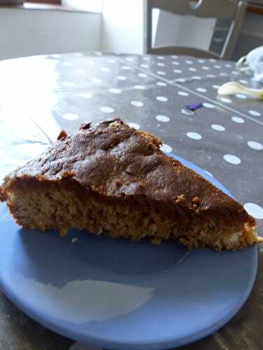 Gâteau spéculoos et chocolat blanc