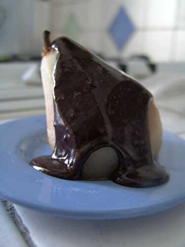 Poire au chocolat