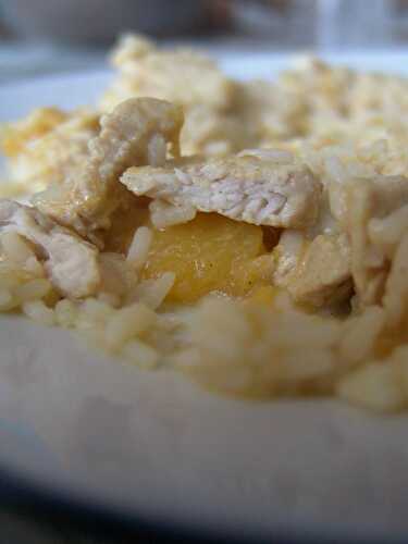 Poulet curry-mangue