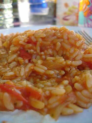 Risotto au fond de légumes