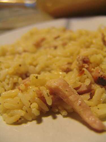 Risotto aux lardons