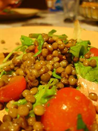 Salade aux lentilles