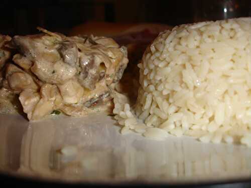 Timbale de poulet aux amandes