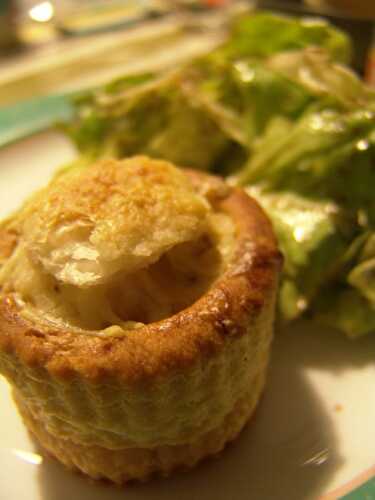 Vol au vent au poulet et maïs