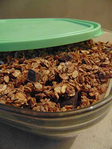 Granola aux pépites de chocolat