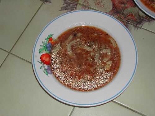Flaki po Warszawsku (soupe de tripes)