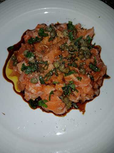 Tartare de saumon