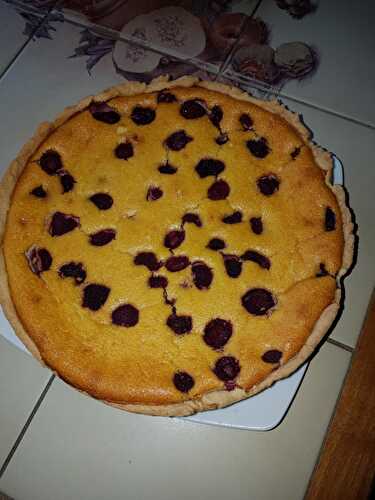 Tarte à la ricotta et aux framboises