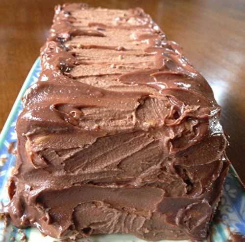 Bûche marron/chocolat