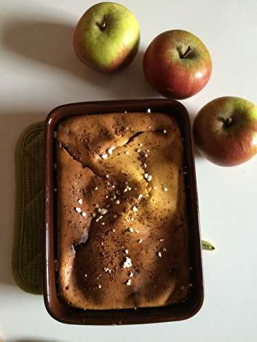 Clafoutis à la courge et aux pépites de chocolat