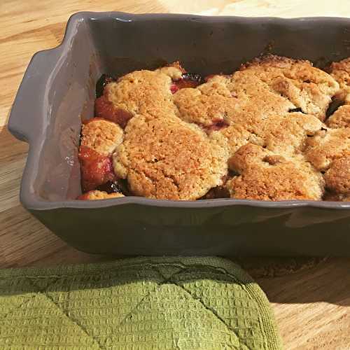 Cobbler aux prunes