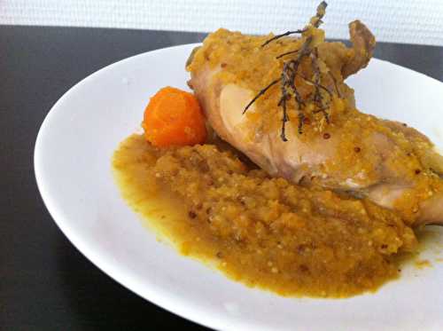 Cuisses de lapin au cidre et aux carottes