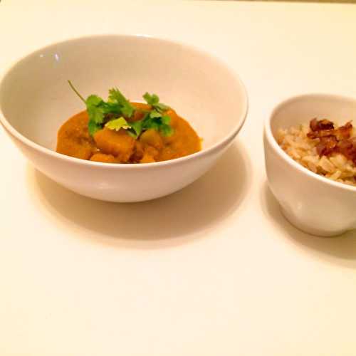 Curry rouge de courge butternut - Recettes vertes pour cordons bleus