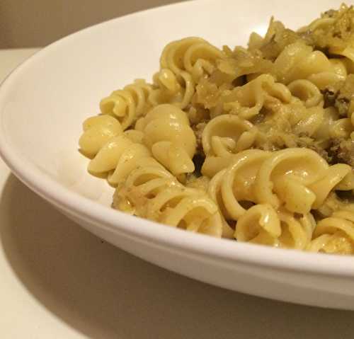 Fusilli au boeuf et curry