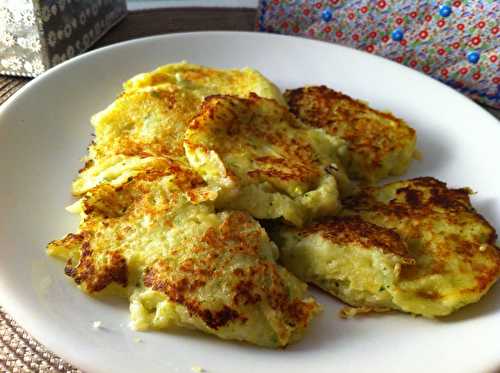 Galettes de courgettes et pommes de terre