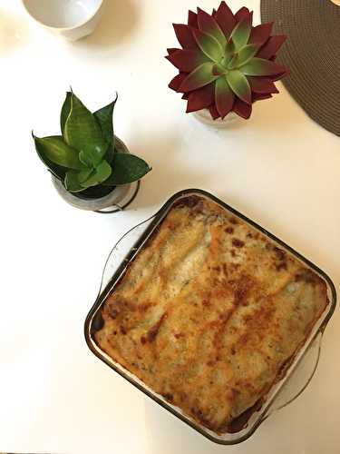 Lasagnes végétariennes aux lentilles