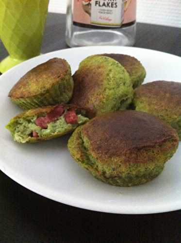 Muffins aux blettes et lardons