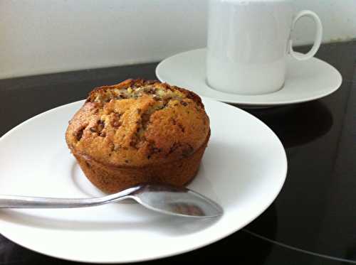 Muffins aux pépites de chocolat et pralinoise