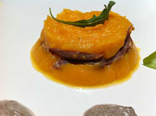 Parmentier butternut/confit de canard