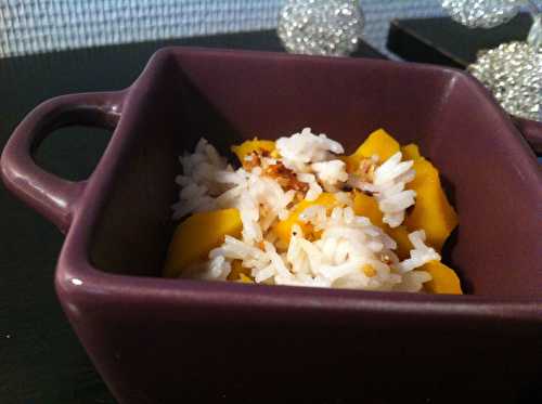 Poêlée de riz aux carottes et châtaigne