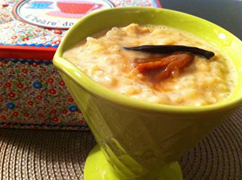 Riz au lait au caramel