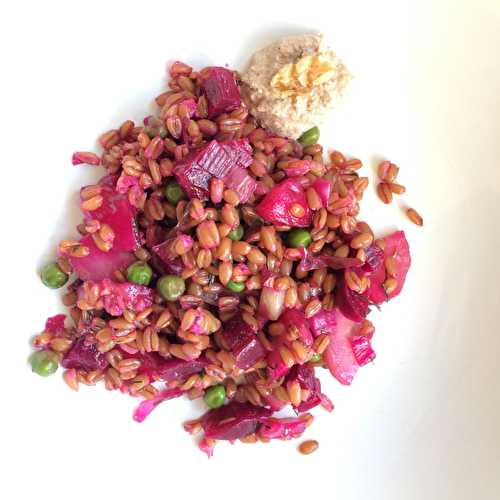 Salade d'épeautre aux parfums géorgiens