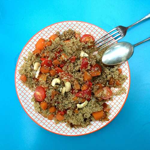 Salade de quinoa au sésame et noix de cajou