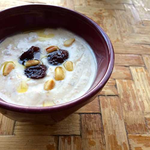 Soupe glacée à l'amande façon andalouse