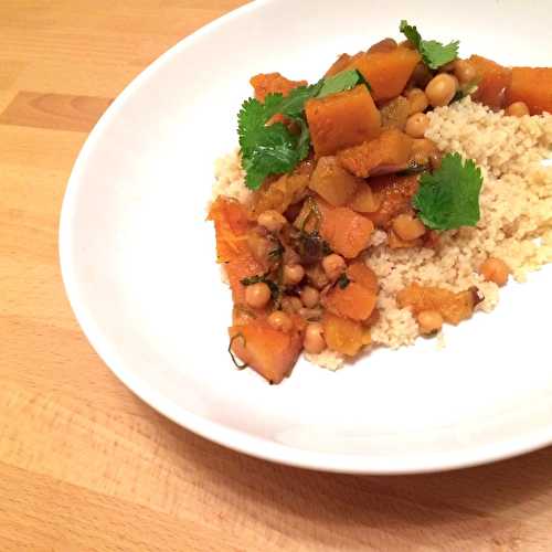 Tajine de courge butternut