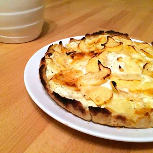 Tarte brie, pommes, ricotta