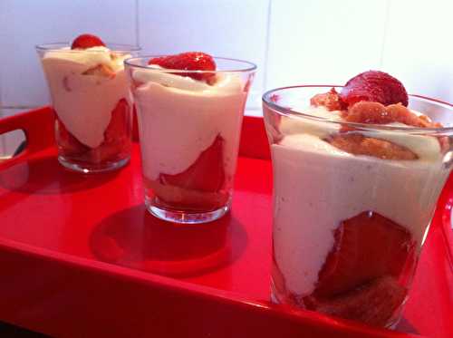 Tiramisu aux fraises