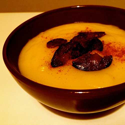 Velouté de panais au chorizo