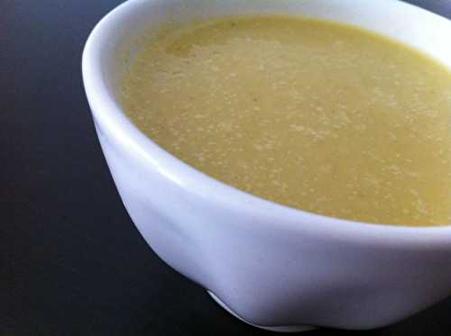 Velouté de panais, lait de coco et curry