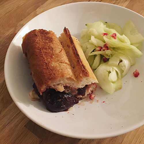 Sandwich toasté figues et taleggio - Recettes vertes pour cordons bleus